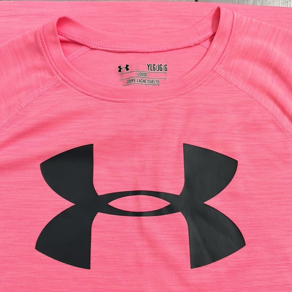 Under Armour Girls Big Logo Tee - Picture 5 of 5